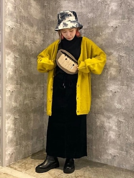 「チチカカ」｜「アイテム（カーディガン/ボレロ）」を使った、チチカカさん（レディース・151cm）の秋コーディネート