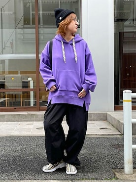 「エスニック」｜「アイテム（スリッポン）」を使った、チチカカさん（レディース・160cm）の冬コーディネート