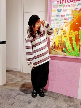 「チチカカ」｜「アイテム（アクセサリー）」を使った、チチカカさん（レディース・149cm）の春コーディネート