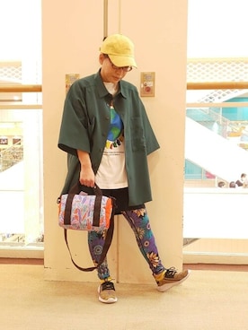 「チチカカ」｜「アイテム（ショルダーバッグ）」を使った、チチカカさん（レディース・160cm）の春コーディネート