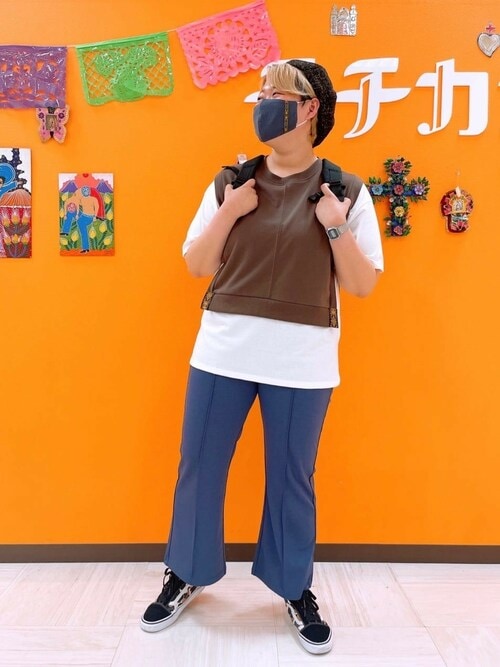 スクエアレイヤードプルオーバー（Tシャツ/カットソー