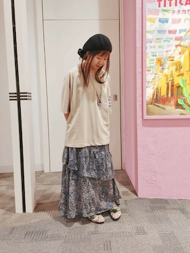 「チチカカ」｜「アイテム（ローファー）」を使った、チチカカさん（レディース・149cm）の春コーディネート