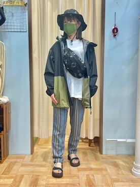 「チチカカ」｜「アイテム（サンダル）」を使った、チチカカさん（レディース・158cm）の春コーディネート