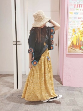 「チチカカ」｜「アイテム（シューズ）」を使った、チチカカさん（レディース・149cm）の春コーディネート