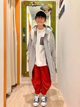「チチカカ」｜「アイテム（シューズ）」を使った、チチカカさん（レディース・155cm）の春コーディネート