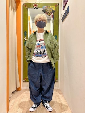 「チチカカ」｜「アイテム（シューズ）」を使った、チチカカさん（レディース・154cm）の春コーディネート