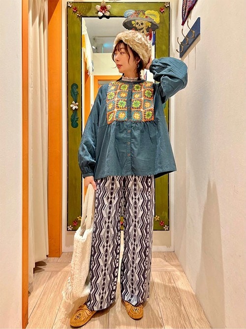 Rico クロシェコールブラウス（シャツ/ブラウス）｜チチカカ（チチカカ