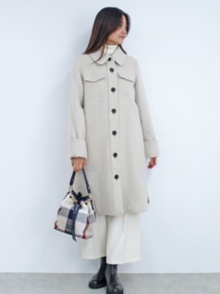 美品BLUE LABEL CRESTBRIDGE ループカットシャギーコートS BLUE LABEL CRESTBRIDGE（ブルーレーベルクレストブリッジ）の「ループ