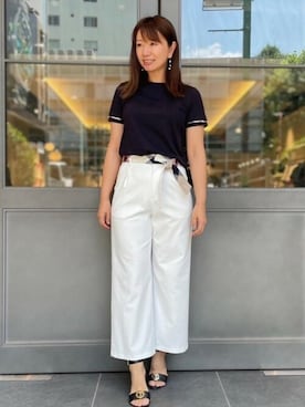 「bluelabel　crestbridge」｜ブルーレーベル・クレストブリッジ公式さん（レディース・170cm）の夏コーディネート