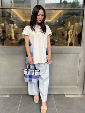 ブルーレーベル・クレストブリッジ公式さん(レディース・155cm)の夏コーディネート