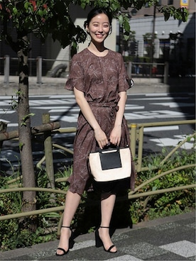 「m.f.editorial（エムエフエディトリアル）のアイテム」を使った、m.f.editorial スタッフさん（レディース・170cm）の夏コーディネート