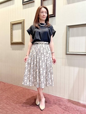 「m.f.editorial（エムエフエディトリアル）のアイテム」を使った、m.f.editorial スタッフさん（レディース・152cm）の夏コーディネート