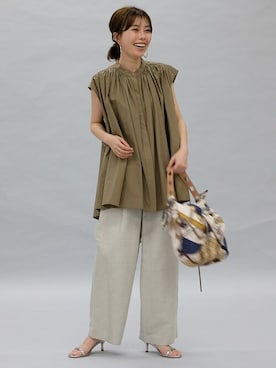 1er Arrondissementさん（レディース・159cm）の夏コーディネート