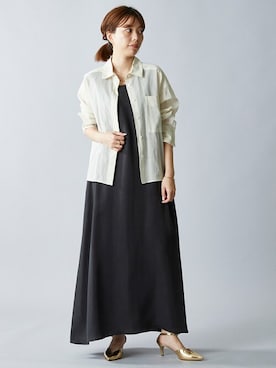 「アイテム（ドレス）」を使った、1er Arrondissementさん（レディース・159cm）の夏コーディネート