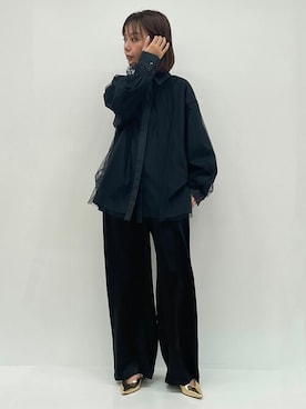 美品 プルミエアロンディスモン オーバーサイズ リネンシャツ 36 美品 プルミエアロンディスモン オーバーサイズ リネンシャツ 36