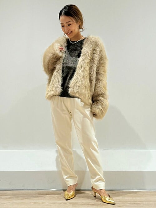 セール】ECOPELファーショートコート（その他アウター）｜1er