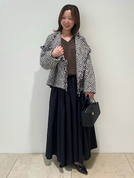 「1er Arrondissement（プルミエアロンディスモン）のアイテム（その他アウター）」を使った、1er Arrondissementさん（レディース・162cm）の春コーディネート