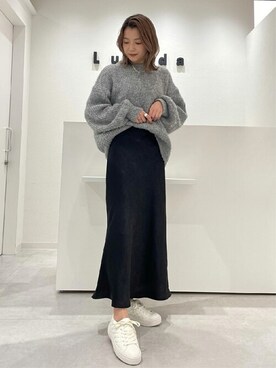 Lucidaさん（レディース・160cm）の冬コーディネート