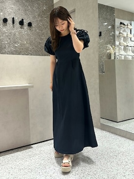 「Lucida（ルシーダ）のアイテム（サンダル）」を使った、Lucidaさん（レディース・155cm）の夏コーディネート