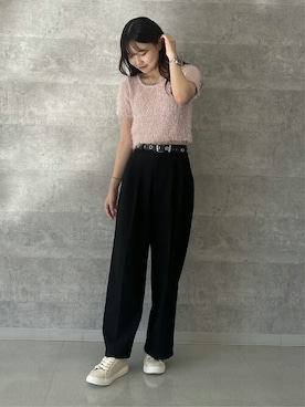 「ホワイトスニーカー」｜Lucidaさん（レディース・167cm）の秋コーディネート