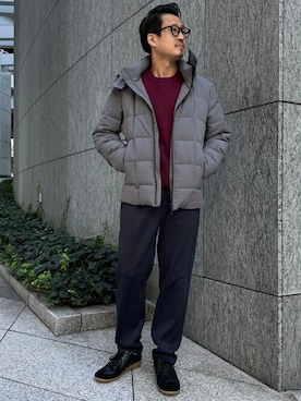 「a.v.v（アーヴェヴェ）のアイテム（ジャケット/アウター）」を使った、a.v.v本社MENSスタッフさん（メンズ・172cm）の秋コーディネート