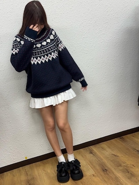 emsexcite　/　エムズエキサイトさん（レディース・160cm）の冬コーディネート