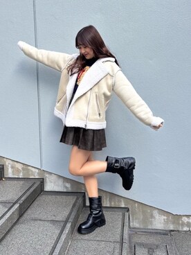 emsexcite　/　エムズエキサイトさん（レディース・160cm）の冬コーディネート