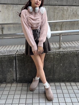 emsexcite　/　エムズエキサイトさん（レディース・160cm）の冬コーディネート