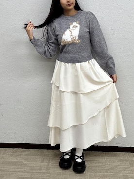 「RETRO GIRL（レトロガール）のアイテム」を使った、emsexcite　/　エムズエキサイトさん（レディース・160cm）の冬コーディネート