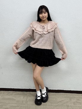 「RETRO GIRL（レトロガール）のアイテム」を使った、emsexcite　/　エムズエキサイトさん（レディース・160cm）の冬コーディネート