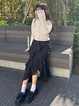 emsexcite　/　エムズエキサイトさん（レディース・160cm）の冬コーディネート