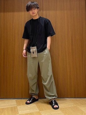 大槻さん(メンズ・171cm)の春コーディネート