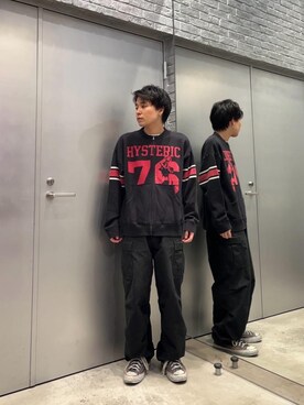 「HYSTERIC GLAMOUR（ヒステリックグラマー）のアイテム（その他アウター）」を使った、TAKAMIさん（メンズ・168cm）の春コーディネート