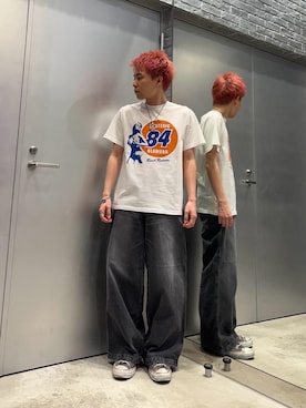 「HYSTERIC GLAMOUR（ヒステリックグラマー）のアイテム（ブレスレット）」を使った、TAKAMIさん（メンズ・168cm）の夏コーディネート