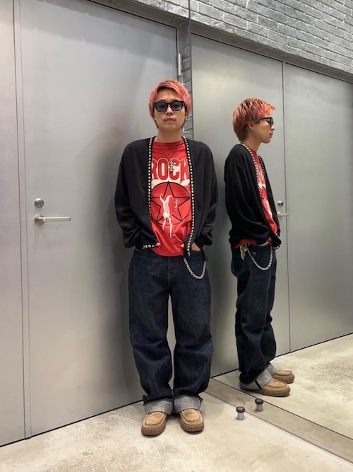 WOMAN ON SKULL  PICKウォレットチェーン