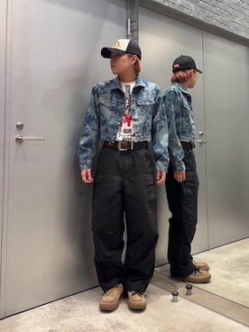 「HYSTERIC GLAMOUR（ヒステリックグラマー）のアイテム（タンクトップ）」を使った、TAKAMIさん（メンズ・168cm）の夏コーディネート