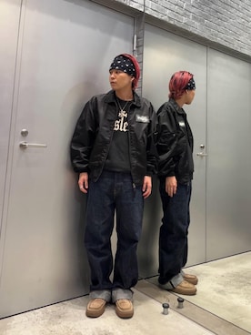 「アイテム（ミリタリージャケット）」を使った、TAKAMIさん（メンズ・168cm）の秋コーディネート