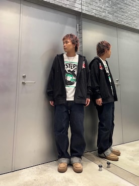 「HYSTERIC GLAMOUR（ヒステリックグラマー）のアイテム」を使った、TAKAMIさん（メンズ・168cm）の秋コーディネート