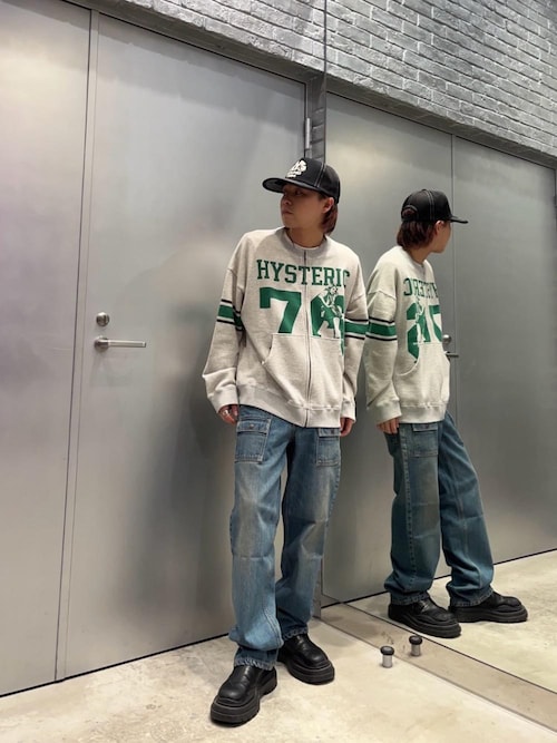 ろはHYSTERIC GLAMOUR 76 オーバーサイズジャンパー HYSTERIC 76 オーバーサイズジャンパー|HYSTERIC GLAMOUR WOMEN