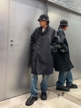 「HYSTERIC GLAMOUR（ヒステリックグラマー）のアイテム（ハット）」を使った、TAKAMIさん（メンズ・168cm）の秋コーディネート