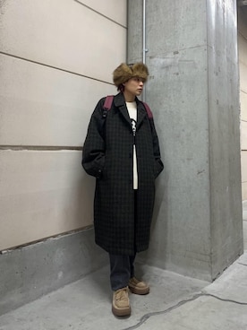 「HYSTERIC GLAMOUR（ヒステリックグラマー）のアイテム（バッグ）」を使った、TAKAMIさん（メンズ・168cm）の秋コーディネート