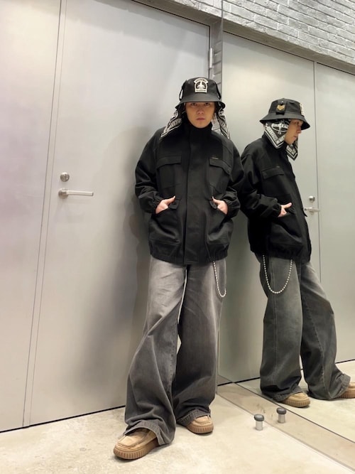 デニムワイドパンツ（デニムパンツ）｜HYSTERIC GLAMOUR（ヒステリック