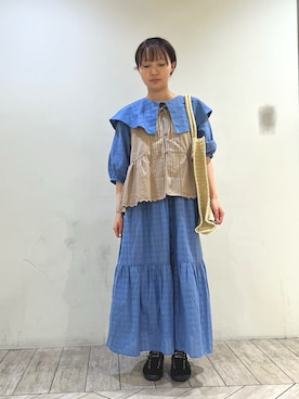 「SM2（エスエムツー）のアイテム（ジャケット/アウター）」を使った、ささお   さん（レディース・153cm）の夏コーディネート