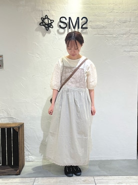 「SM2（エスエムツー）のアイテム（ワンピース/ドレス）」を使った、ささお   さん（レディース・153cm）の夏コーディネート