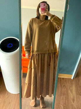 「アイテム（ワンピース/ドレス）」を使った、Harukaさん（レディース・159cm・40代）の春コーディネート