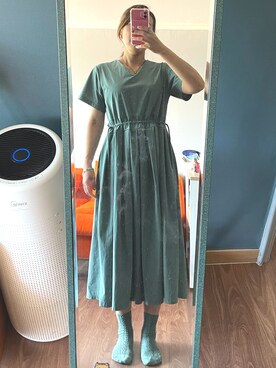 「アイテム（ワンピース/ドレス）」を使った、Harukaさん（レディース・159cm・40代）の夏コーディネート