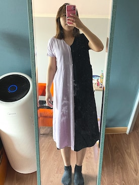 「アイテム（ワンピース/ドレス）」を使った、Harukaさん（レディース・159cm・40代）の夏コーディネート