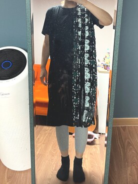 「アイテム（ワンピース/ドレス）」を使った、Harukaさん（レディース・159cm・40代）の秋コーディネート