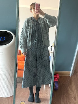 「アイテム（ワンピース/ドレス）」を使った、Harukaさん（レディース・159cm・40代）の秋コーディネート
