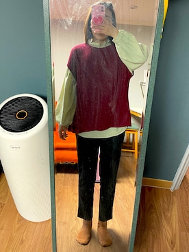 「HusHusH（ハッシュアッシュ）のアイテム」を使った、Harukaさん（レディース・159cm）の春コーディネート